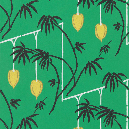 Harlequin Kimiko Wallpaper - 112938 - Bottle Green / Chartreuse