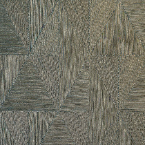 Casamance Parangon Wallpaper - 75771120 - Emeraude / Dore