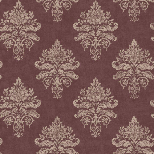 Galerie Luxury Damask Wallpaper - G34158 - Red