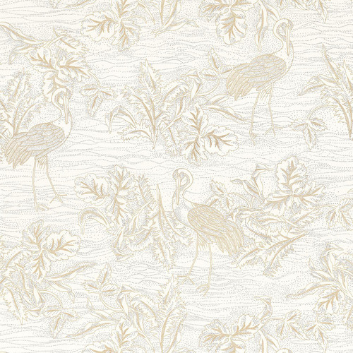 Casamance Mirador Wallpaper - 75891222 - Blanc