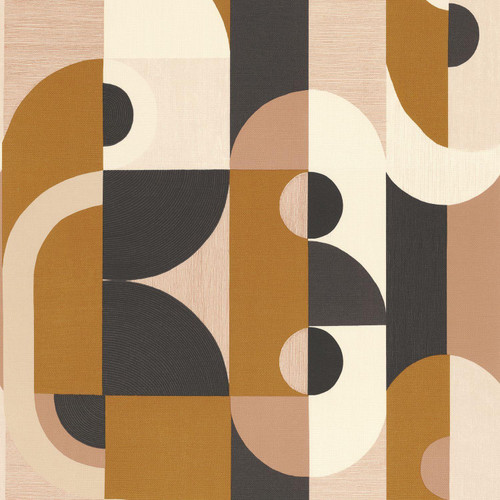 Casamance Vassily Wallpaper - 75990304 - Noir / Mordore