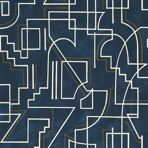 Casamance Alexander Wallpaper - 76021732 - Marine