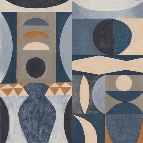 Casamance Auguste Wallpaper - 76032752 - Marine