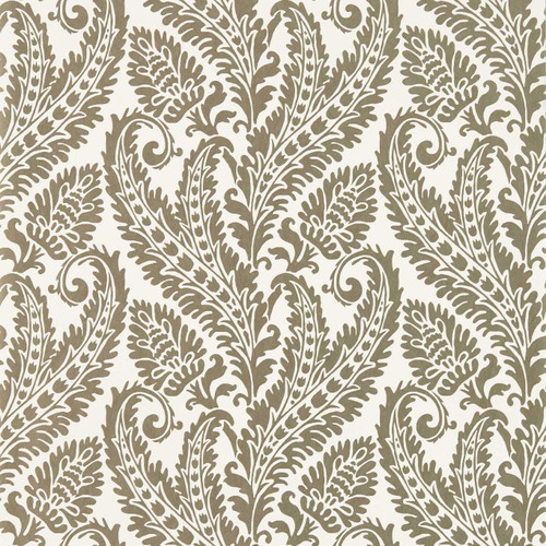 Clarke & Clarke Regale Wallpaper - W0161/02 - Gilver / Ivory