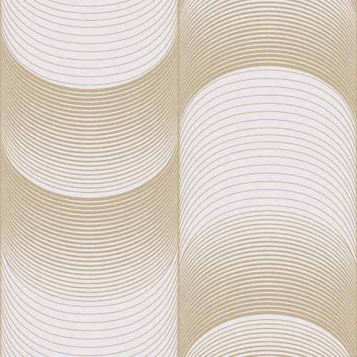Graham & Brown Eclipse Wallpaper - 115075 - Pearl / Gold