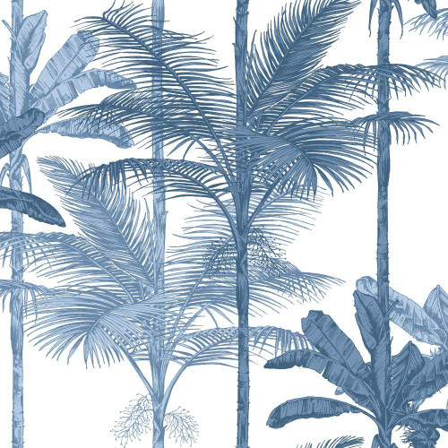 Graham & Brown Jungle Wallpaper - 105914 - Cobalt