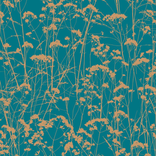 Graham & Brown Grace Wallpaper - 105459 - Teal