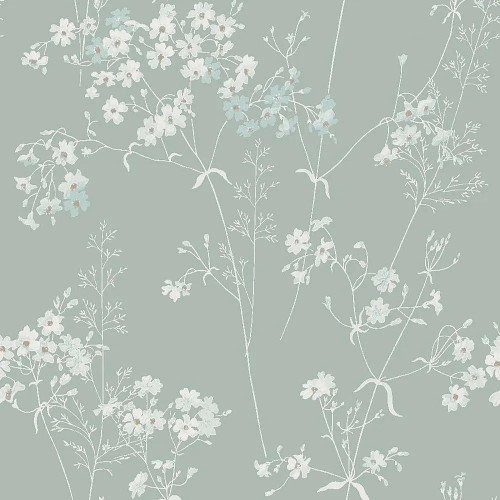 NEXT Leaf Wallpaper - 118268 - Duck Egg