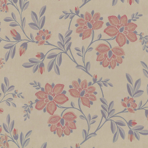 Little Greene Stitch Wallpaper - 0247STBERRY - Berry