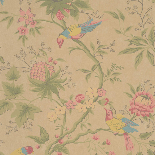 Little Greene Brooke House Wallpaper - 0291BRPARCH - Parchment