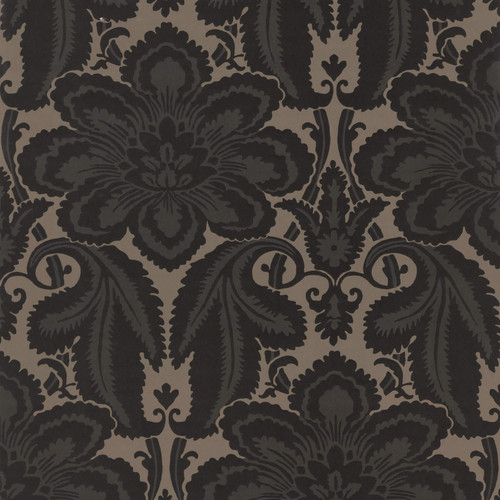 Little Greene Albemarle St Wallpaper - 0251ALCHARC - Charcoal