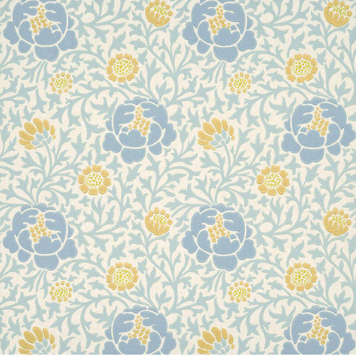 Little Greene Lansdowne Walk Wallpaper - 0273LWMARIG - Marigold