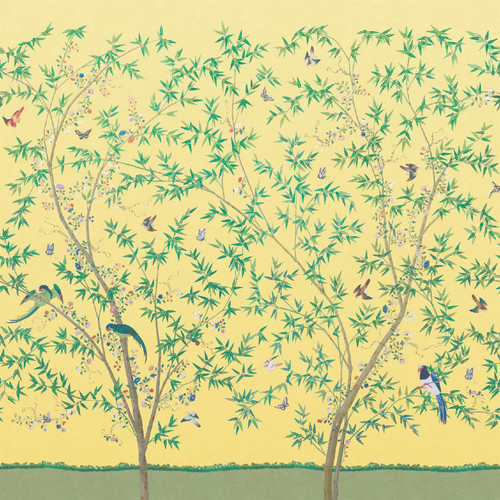 Little Greene Belton Scenic Wallpaper - 0245BSSUNBE - Sunbeam