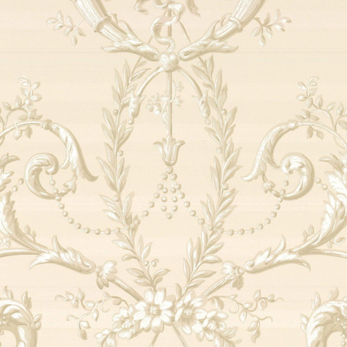 Little Greene Versailles Wallpaper - 0284VEDARKP - Dark Pearl