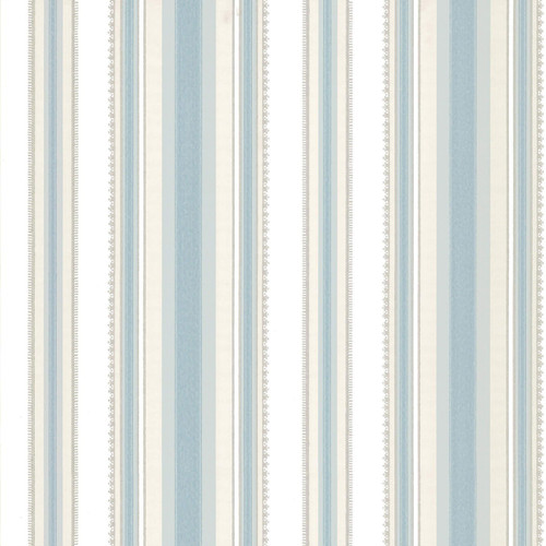 Little Greene Colonial Stripe Wallpaper - 0286CLCLASS - Classic Blue