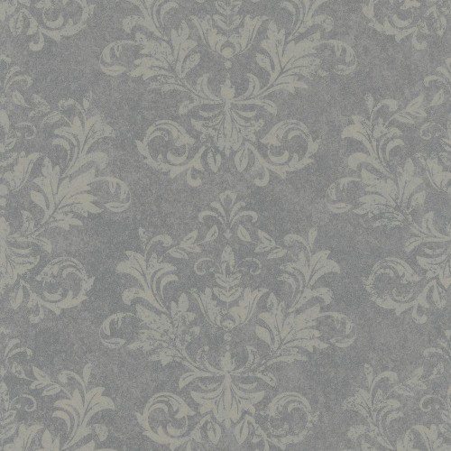 Galerie Damask Wallpaper - 34015 - Grey / Gold