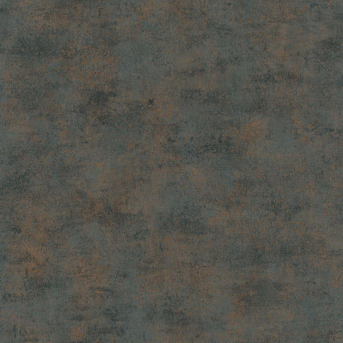 Galerie Plain Wallpaper - 34270 - Black / Copper