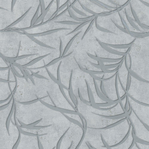 Galerie Leaf Wallpaper - 34287 - Grey / Silver