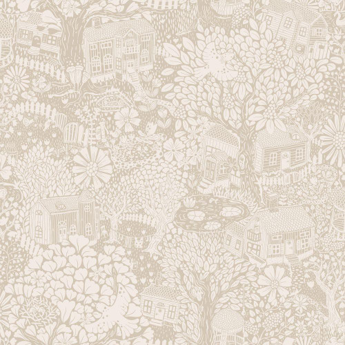Galerie Bygga Bo Wallpaper - S63006 - Beige / White