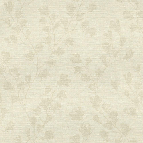Galerie Floral Trail Motif Wallpaper - FS72035 - Taupe / Beige