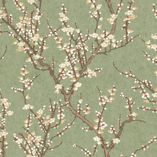 Galerie Sakura Tree Wallpaper - 1903-4 - Green