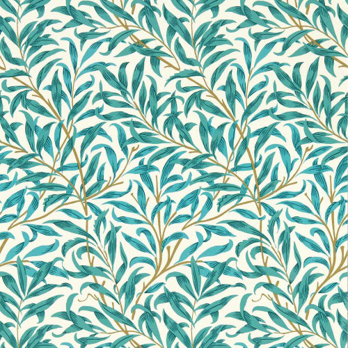 Willow Boughs Wallpaper - W0172/05 - Teal