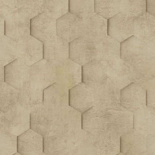 Galerie Hexagon Wallpaper - 34163 - Light Brown