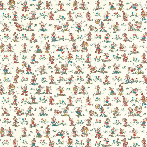 Sanderson Mickey & Minnie Wallpaper - 217263 - Allsorts