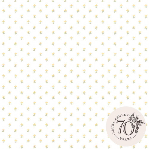 Laura Ashley Wood Violet Wallpaper - 119866 - Ochre Yellow