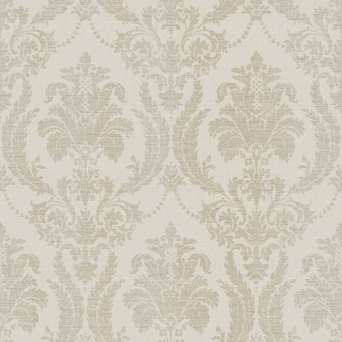 Galerie Italian Style Damask Wallpaper - 28803 - Beige / Gold