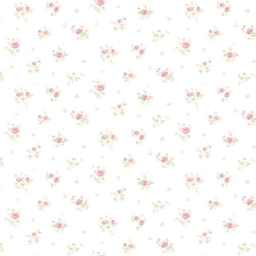 Galerie Rainbow Floral Wallpaper - PF38160 - Yellow / Pink
