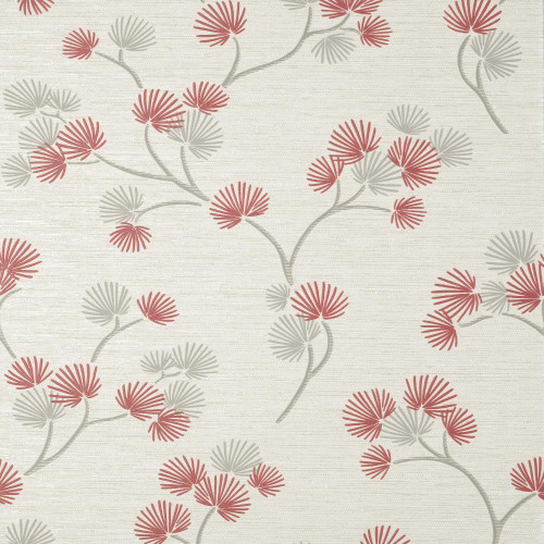 Fine Decor Kira Trail  Wallpaper - FD43311 - Red
