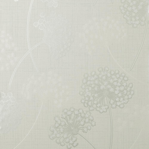 Fine Decor Grace Allium Wallpaper - FD43283 - White / Silver