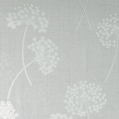 Fine Decor Grace Allium Wallpaper - FD43284 - Grey / Silver