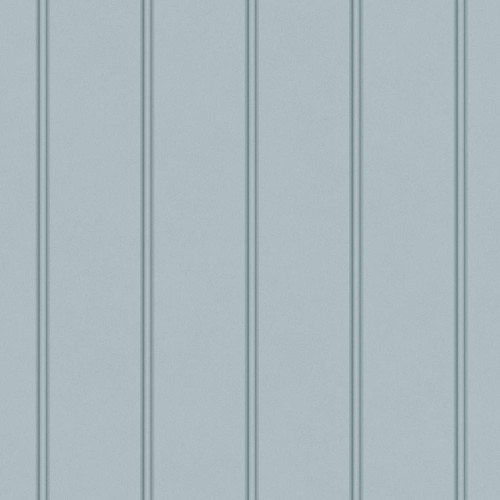 Laura Ashley Chalford Wood Panelling Wallpaper - 122758 - Seaspray Blue
