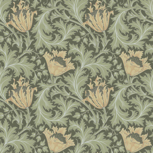 Galerie Anemone Wallpaper - 82004 - Green / Yellow
