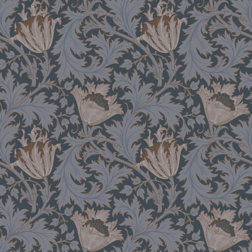 Galerie Anemone Wallpaper - 82006 - Blue / Red