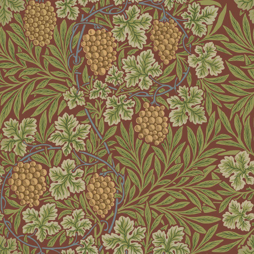 Galerie Vine Wallpaper - 82018 - Red / Green