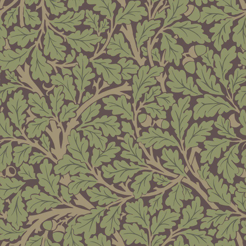 Galerie Oak Tree Wallpaper - 82029 - Green / Purple