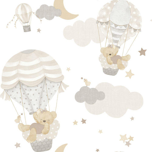 Galerie Hot Air Balloons Wallpaper - 14817 - Beige
