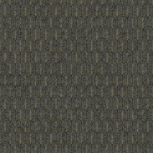 Galerie Wallcoverings Geo Arch Wallpaper - F-VL6007 - Blue