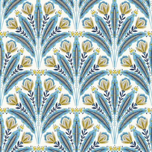 Clarke & Clarke Attingham Wallpaper - W0193/02 - Denim