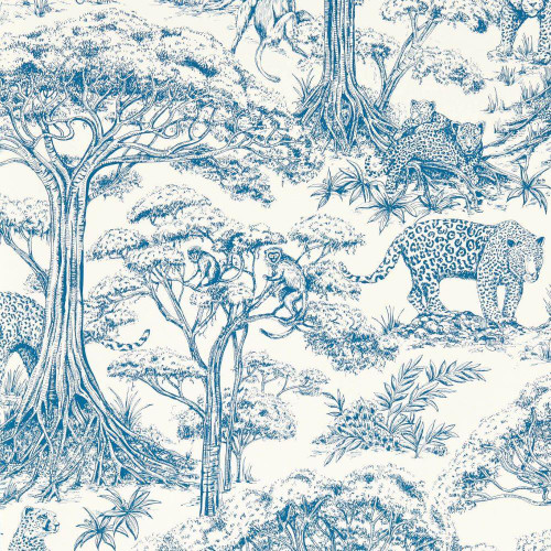 Clarke & Clarke Kisumu Wallpaper - W0185/01 - Caribbean