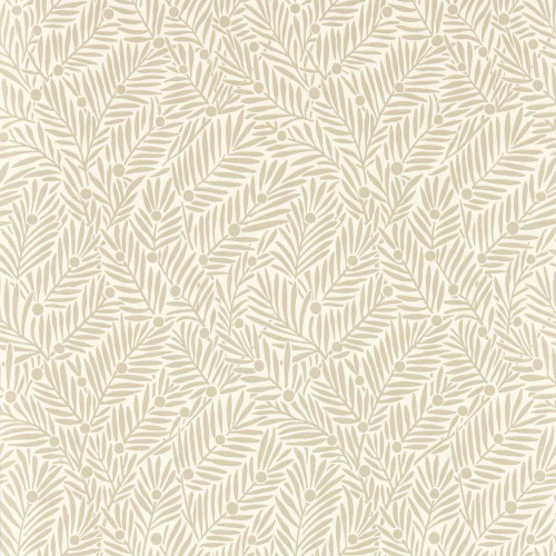 Morris & Co Yew & Aril Wallpaper - 217347 - Rice Paper
