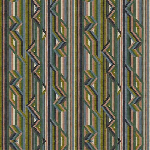 Christian Lacroix Reflets Sur Le Rhone Grasscloth Wallpaper - PCL7059/01 - Vert Riziere
