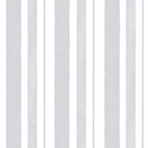 Rachel Ashwell Watercolour Stripe Wallpaper - 125118 - Grey