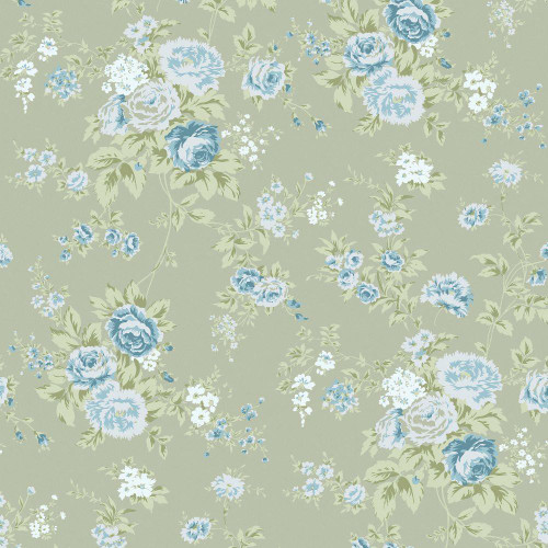 Rachel Ashwell Wild Flower Wallpaper - 125131 - Sage
