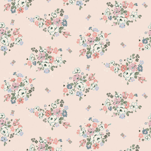 Cath Kidston Clifton Floral Wallpaper - 125508 - Pink