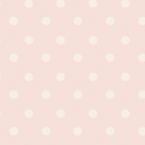 Cath Kidston Button Spot Wallpaper - 125520 - Pink