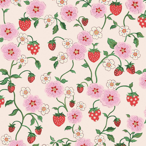 Cath Kidston Strawberry Wallpaper - 125531 - Spring